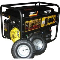 Бензиновый генератор Huter DY6500LX с колесами