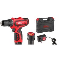 Дрель-шуруповерт Wortex BD 1215-1 Li BD12151Li10029 (с 2-мя АКБ, кейс)