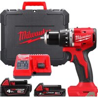 Ударная дрель-шуруповерт Milwaukee M18 M18BLPDRC-422C 4933492825 (с 2-мя АКБ 2 Ач + 4 Ач, кейс)
