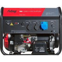 Бензиновый генератор Fubag BS 7500 A ES Duplex (с коннектором автоматики)