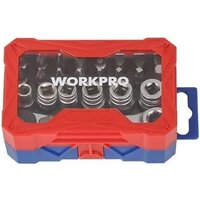 Набор трещотка с головками и битами Workpro WP200535 (24 предмета)