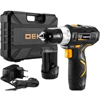 Дрель-шуруповерт Deko GCD12DU3 SET 3 063-4097 (с 2-мя АКБ, кейс, набор оснастки)