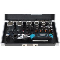 Набор трещотка с головками и битами GROSS 11361 (26 предметов)