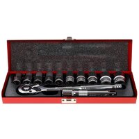 Набор трещотка с головками Matrix 13526 (12 предметов)