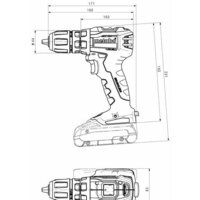Дрель-шуруповерт Metabo BS 18 L BL Q 602327800 (с 2-мя АКБ, кейс)