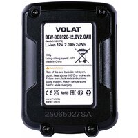 Аккумулятор VOLAT DEW-DCB120 (12В/2 Ah)