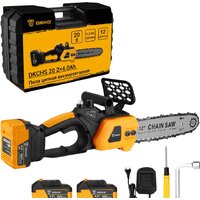 Аккумуляторная пила Deko DKCHS 20 063-4356 (с 2-мя АКБ)