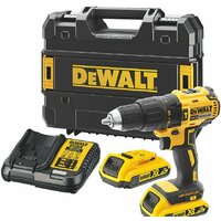 Ударная дрель-шуруповерт DeWalt DCD778D2T-QW (с 2-мя АКБ, кейс)