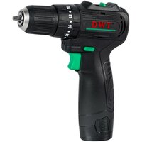 Ударная дрель-шуруповерт DWT ASBP-12DN-2 (с 2-мя АКБ, кейс)