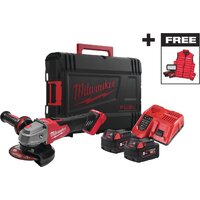 Угловая шлифмашина Milwaukee FSAG125XBMC-502X 4933499453 (с 2-мя АКБ, кейс)