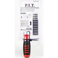 Набор отвертка с битами P.I.T. Advance HSDR04-0012A (13 предметов)