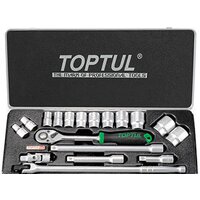 Набор трещотка с головками Toptul GCAD1802 18 предметов