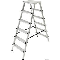 Лестница-стремянка Новая высота NV 212 с увеличенной площадкой 2x6 ступеней