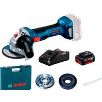 Угловая шлифмашина Bosch GWS 180-LI Professional 06019H9025 (с 1-им АКБ, кейс)