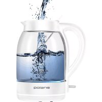 Электрический чайник Polaris PWK 1797CGL Water Way Pro (белый)