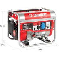 Бензиновый генератор Зубр ЗЭСБ-1200