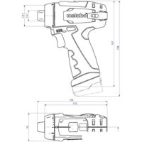 Дрель-шуруповерт Metabo PowerMaxx BS Basic 600984500 (с 2-мя АКБ, кейс)
