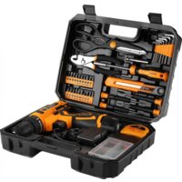 Дрель-шуруповерт Deko Banger SET 93 063-4168 (с 2-мя АКБ, кейс, набор оснастки)