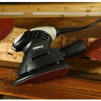 Дельташлифмашина Deko DKS200 063-4235 (черный)