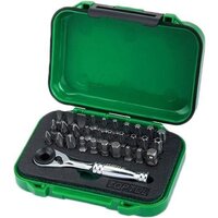 Набор трещотка с головками и битами Toptul GABW3103 (31 предмет)