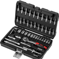 Набор трещотка с головками и битами PRO Startul Stuttgart PRO-046S (46 предметов)