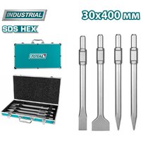 Набор зубил Total TAC0304375 (4 шт)