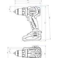 Дрель-шуруповерт Metabo BS 18 LT BL 602325550 (с 2-мя АКБ, кейс)