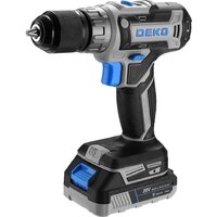 Дрель-шуруповерт Deko DKCD20V One Set63 083-1038 (с 2-мя АКБ, кейс)