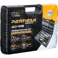 Универсальный набор инструментов Partisan AD-108 (108 предметов)