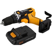 Дрель-шуруповерт Deko DKCD20FU-Li SET 63 063-4093 (с 2-мя АКБ, кейс, набор оснастки)