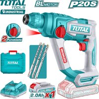 Перфоратор Total TRHLI201881 (с 1-им АКБ, кейс)