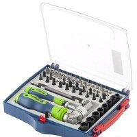 Набор отвертка с битами и головками СибрТех 13363 (61 предмет)