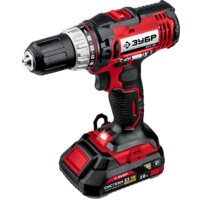 Дрель-шуруповерт Зубр Мастер ДШЛ-185-22 (с 2-мя АКБ, кейс)