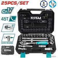 Универсальный набор инструментов Total THT121251 (25 предметов)