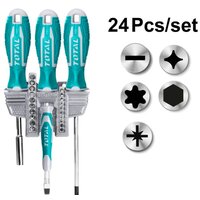 Набор отвертка с битами Total TACSD302462 (24 предмета)