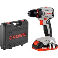 Дрель-шуруповерт Crown CT21131HMX-2 BMC (с 2-мя АКБ, кейс)