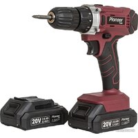Дрель-шуруповерт Pioneer Tools CD-M2012C-USP (с 2-мя АКБ, кейс, оснастка)