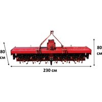 Фреза Rossel 1GQN-200 усиленная