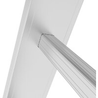 Лестница-стремянка Новая высота NV 223 алюминиевая трёхсекционная 3x6 ступеней