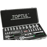 Набор трещотка с головками Toptul GCAD3402 34 предмета
