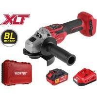 Угловая шлифмашина Wortex CAG 1812-2 SE SET 1334919 (с 1-им АКБ, кейс)