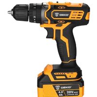 Ударная дрель-шуруповерт Deko DKCD20 Impact 063-4420 (с 2-мя АКБ, кейс)