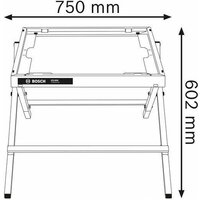 Станина Bosch GTA 6000 0601B24100