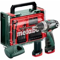 Дрель-шуруповерт Metabo PowerMaxx BS 12 Set 600080710 (с 2-мя АКБ, кейс)