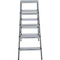 Лестница-стремянка Новая высота NV 114 двухсторонняя 2x5 ступеней