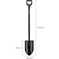 Лопата штыковая остроконечная Fiskars Ergonomic Pro XL 1066707