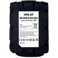 Аккумулятор VOLAT MIL-M18 (18В/4 Ah)