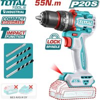 Ударная дрель-шуруповерт Total TIDLI205581 (без АКБ)