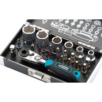 Набор трещотка с головками и битами GROSS 11361 (26 предметов)