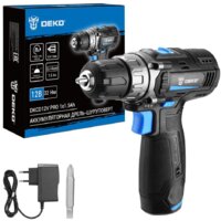 Дрель-шуруповерт Deko DKCD12V PRO 083-1003 (с 1-им АКБ)
